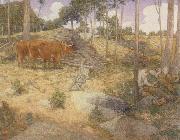 julian alden weir, Midday Rest in New England